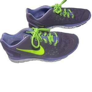 Nike Free Fit 2 Athletic Lace‎ Up Work Out Shoe Women Size 6 487789-504 Purple